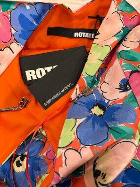 ROTATE BIRGER CHRISTENSEN Floral Print Maxi Dress